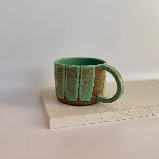 Mug ~ mid stripes | mint