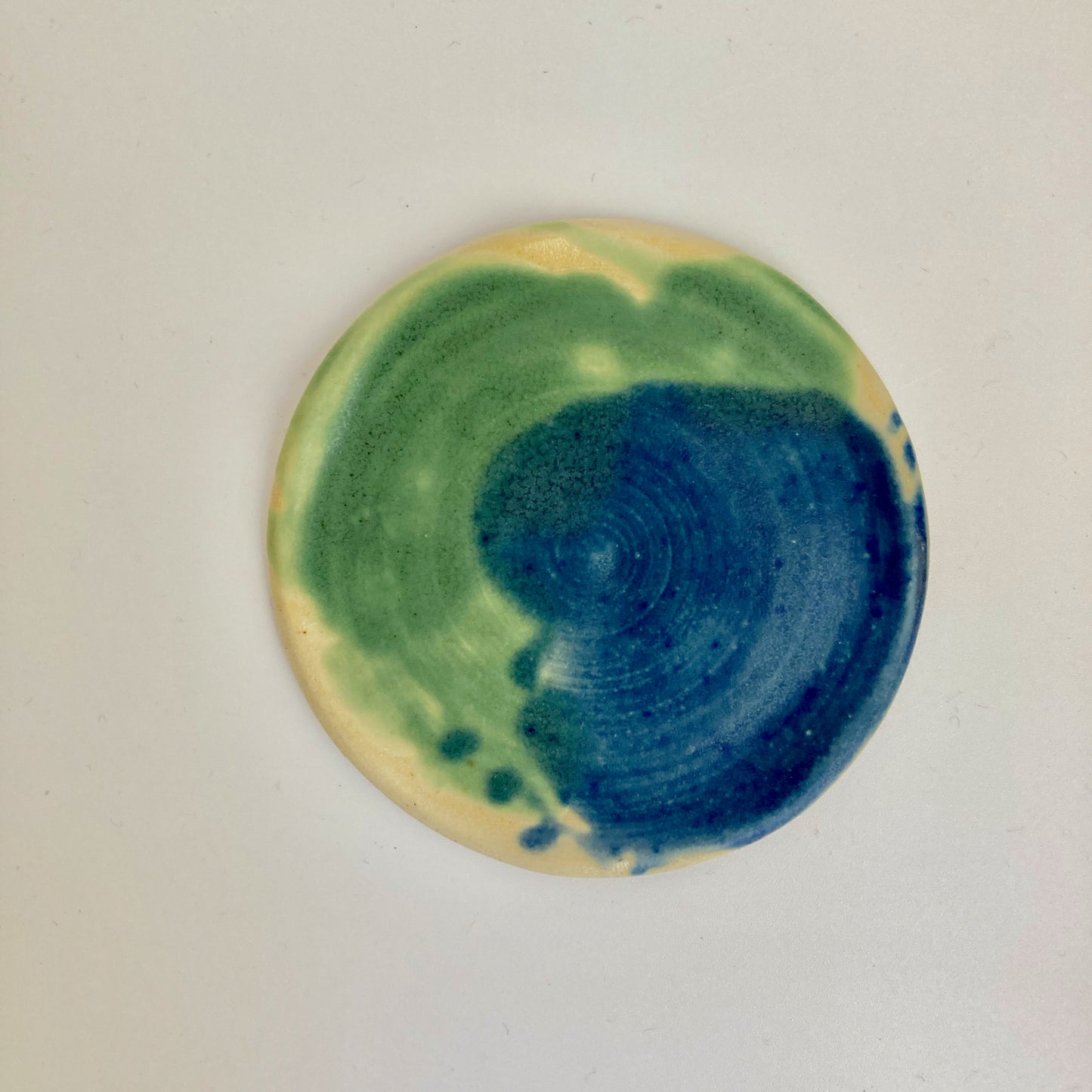 Trinket dish ~ blue/green