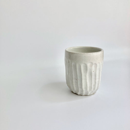 Tumbler ~ carve (white)